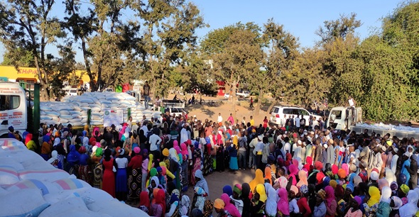 Relief Distribution in Central Salima on 19-06-2022.